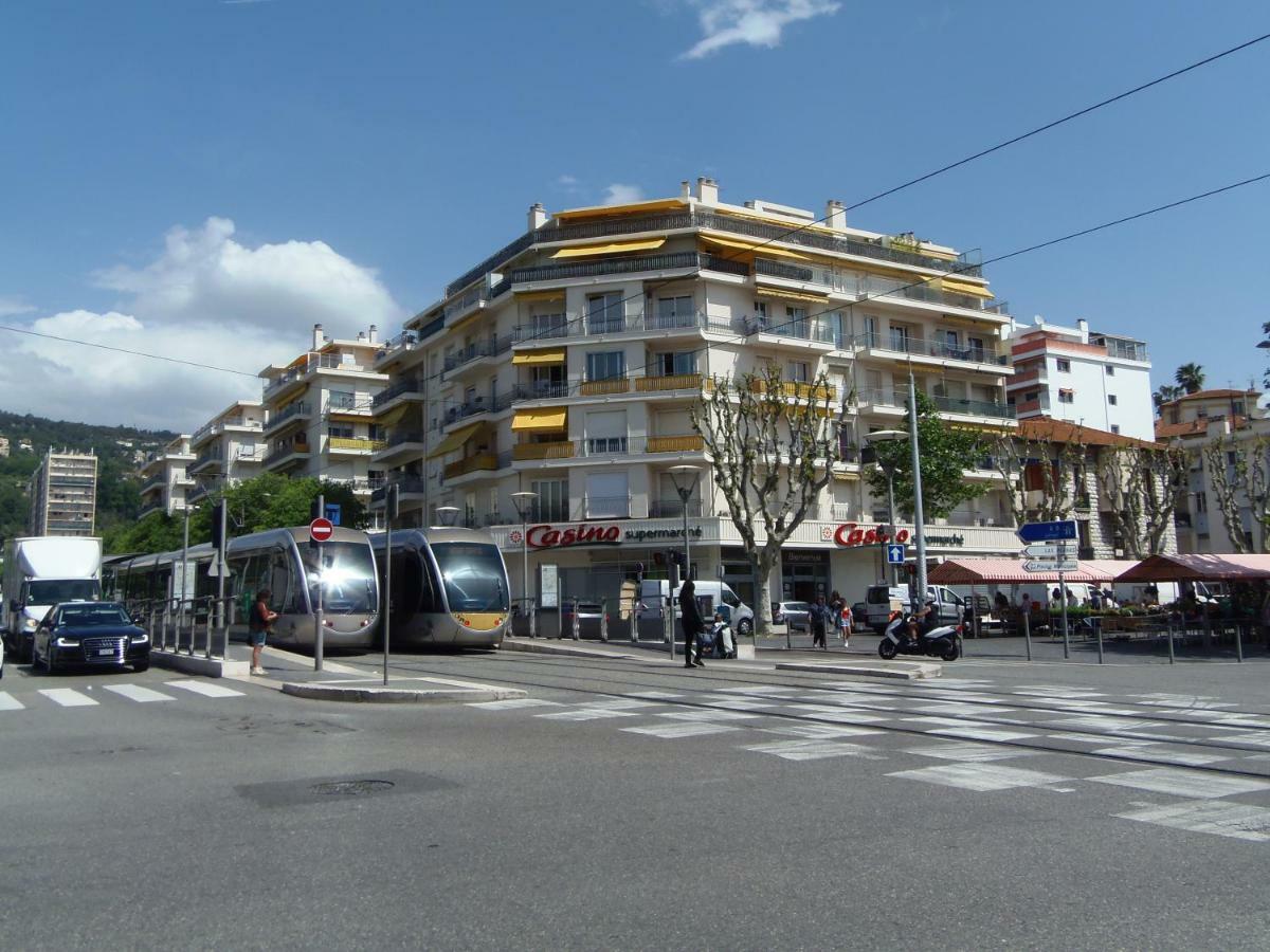 Joli Studio Calme Avec Terrasse Appartement Nice Buitenkant foto
